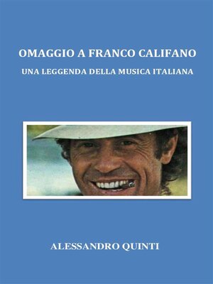 cover image of Omaggio a Franco Califano. Una leggenda della musica italiana.